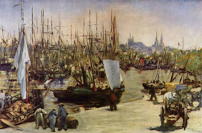 Bordeaux sadam 1871, Eduoart Manet